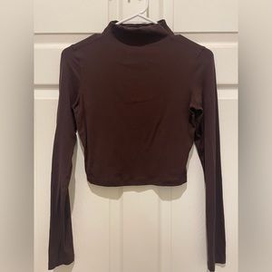 Aligned Mockneck Long-sleeved shirt